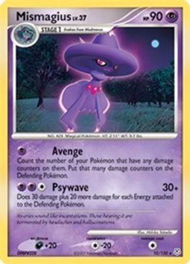 Pokemon Diamond & Pearl Rare Mismagius #10 Pokemon Diamond & Pearl Rare Mismagius #10