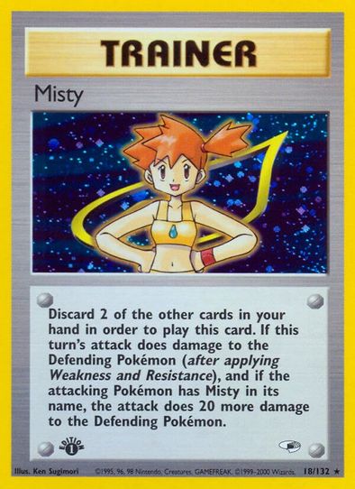 Misty (18/132) [Gym Heroes]