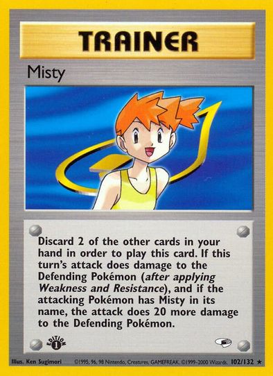 Misty (102/132) [Gym Heroes]
