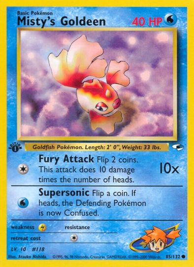 Misty's Goldeen (85/132) [Gym Heroes]
