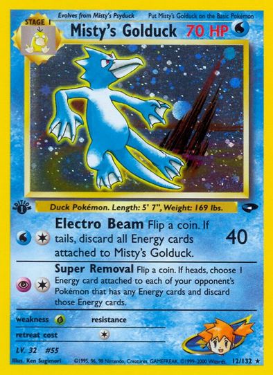 Misty's Golduck (12/132) [Gym Challenge]