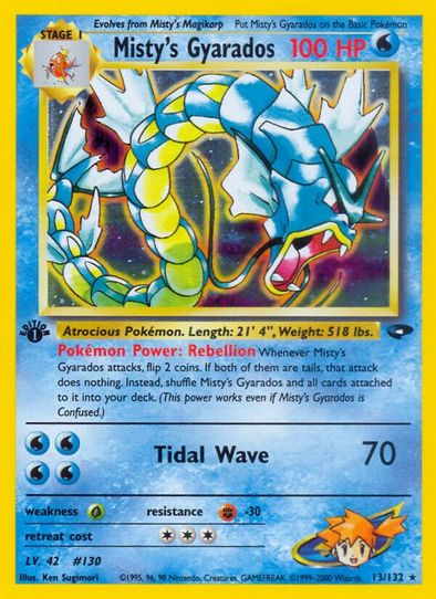 Misty's Gyarados (13/132) [Gym Challenge]