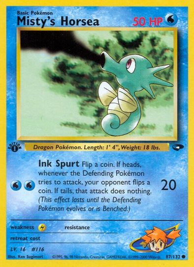 Misty's Horsea (87/132) [Gym Challenge]
