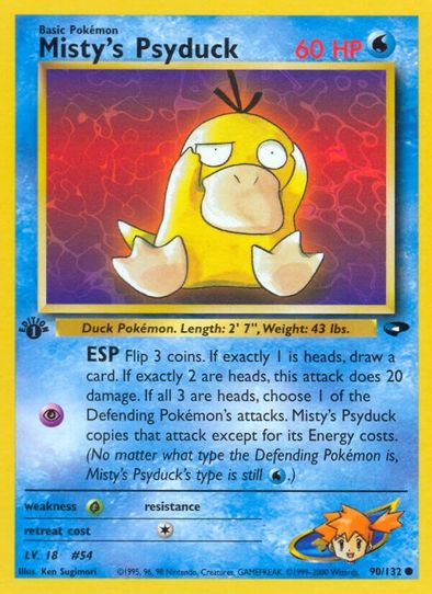 Misty's Psyduck (90/132) [Gym Challenge]