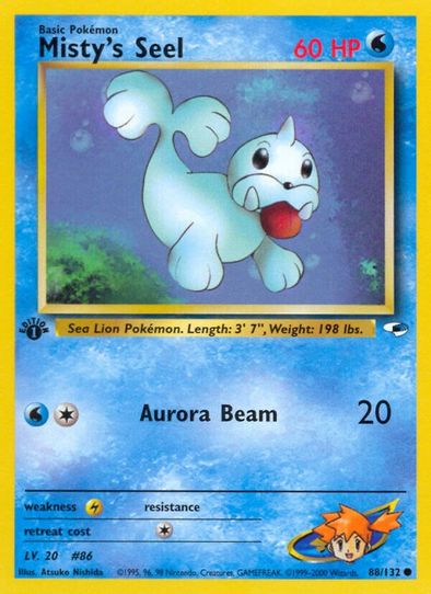 Misty's Seel (88/132) [Gym Heroes]