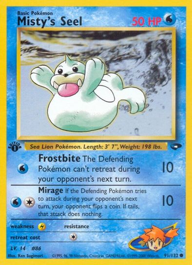 Misty's Seel (91/132) [Gym Challenge]