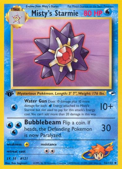 Misty's Starmie (56/132) [Gym Heroes]