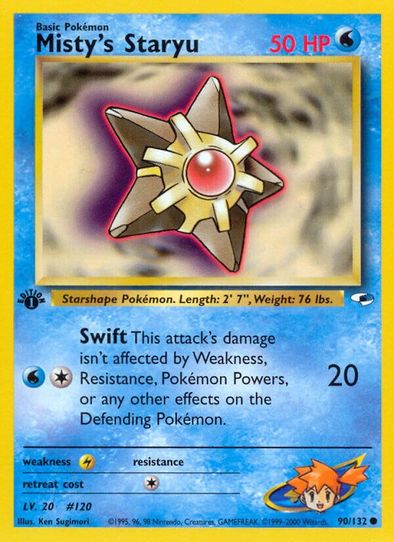 Misty's Staryu (90/132) [Gym Heroes]