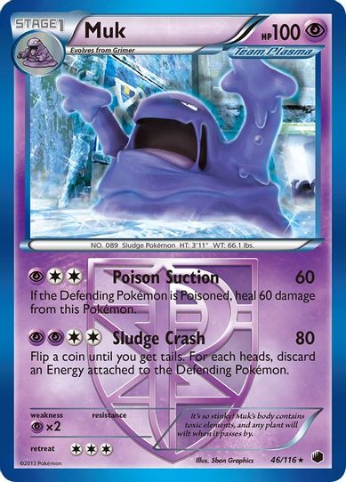 Muk (Team Plasma) (46/90) [HeartGold SoulSilver]