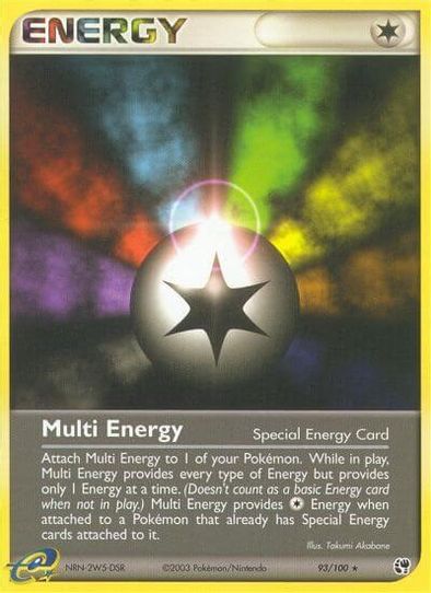Pokemon EX Sandstorm Uncommon Multi Energy #93 Pokemon EX Sandstorm Uncommon Multi Energy #93