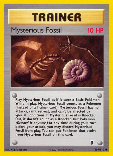 Mysterious Fossil (109/110) [Legendary Collection]