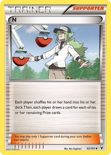 N (Supporter) (92/101) [Black & White: Noble Victories]