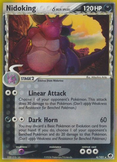 Nidoking (Delta Species) (6/101) [EX: Dragon Frontiers]