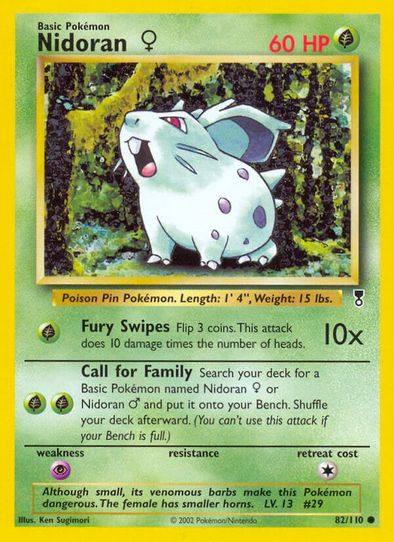 Nidoran F (82/110) [Legendary Collection]
