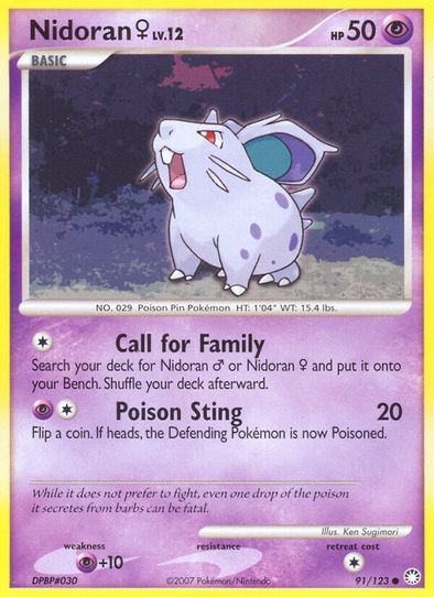 Nidoran F (91/123) [Mysterious Treasures]
