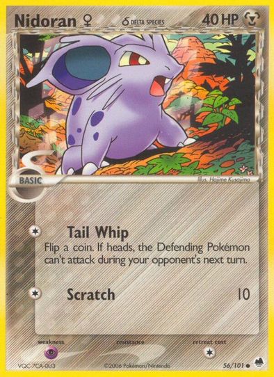 Nidoran F (Delta Species) (56/101) [EX: Dragon Frontiers]