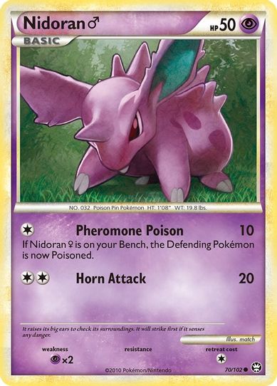 Nidoran M (70/102) [Triumphant]