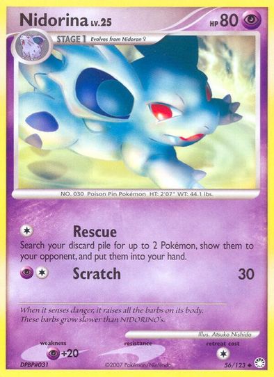 Nidorina (56/123) [Mysterious Treasures]