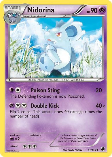 Nidorina (41/90) [HeartGold SoulSilver]