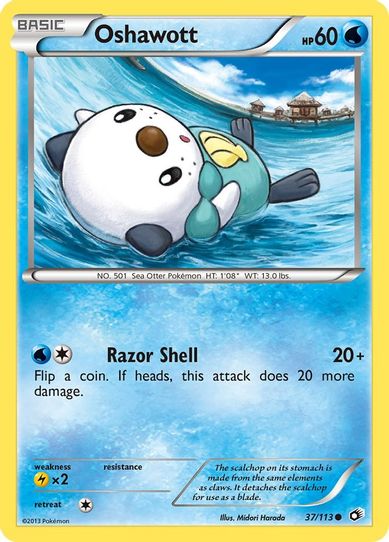 Oshawott (37/113) [Legendary Treasures]