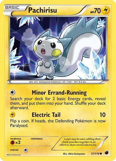 Pokemon HeartGold SoulSilver Card Common Lightning Energy