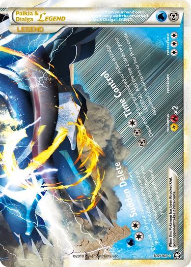 Palkia & Dialga Legend (Bottom) (102/102) [Triumphant]