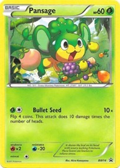 Pansage - BW (BW14) [Black And White Promos]