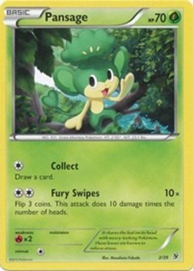 Pansage (2/39) [Kalos Starter Set]
