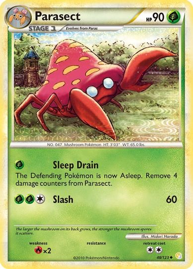 Parasect (48/102) [HeartGold SoulSilver]