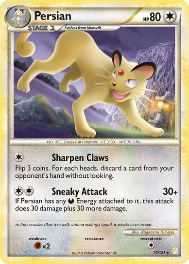 Persian (27/102) [HeartGold SoulSilver]