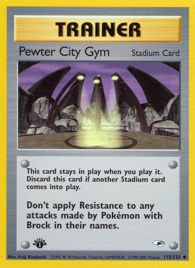 Pewter City Gym (115/132) [Gym Heroes]