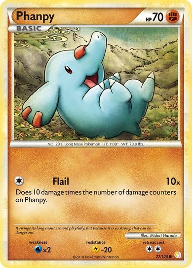 Phanpy (77/102) [HeartGold SoulSilver]