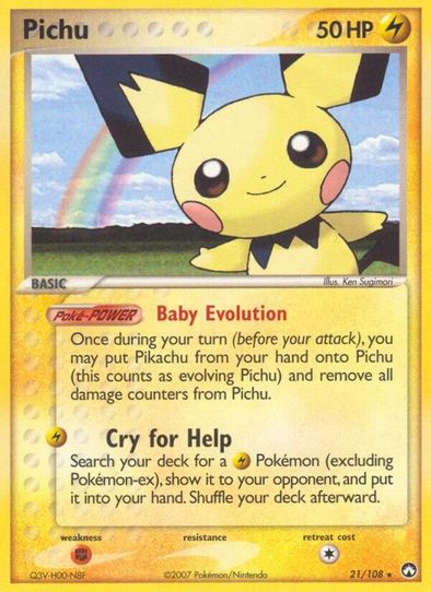 Pichu (21/108) [Power Keepers]