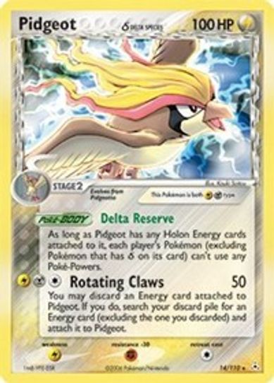 Pidgeot (Delta Species) (14/111) [EX: Holon Phantoms]