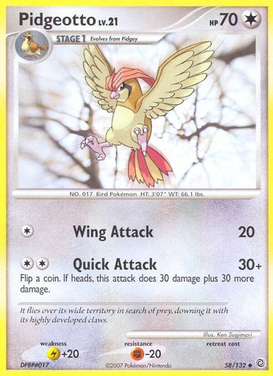 Pidgeotto (58/132) [Secret Wonders]