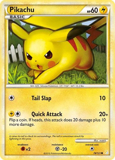 Pikachu (78/102) [HeartGold SoulSilver]