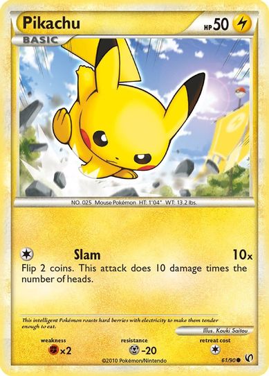 Pikachu (61/90) [Heartgold & Soulsilver: Undaunted]