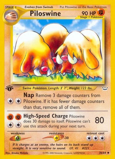 Piloswine (36/64) [Neo Revelation]