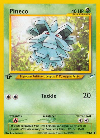 Pineco (77/105) [Neo Destiny]