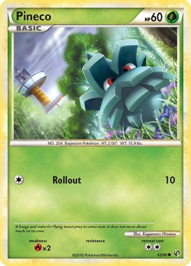 Pineco (62/90) [Heartgold & Soulsilver: Undaunted]