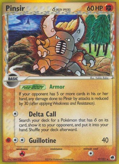 Pinsir (Delta Species) (9/101) [EX: Dragon Frontiers]