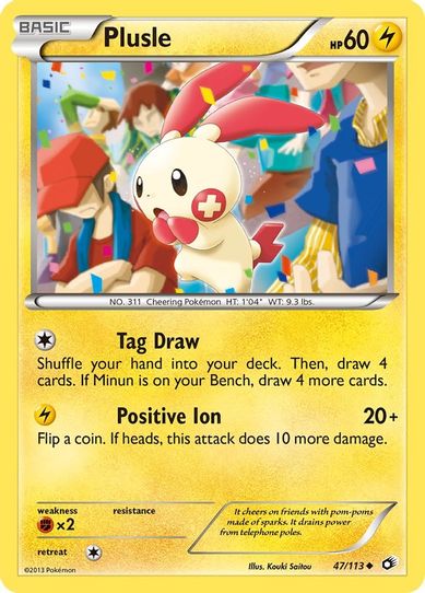Plusle (47/113) [Legendary Treasures]