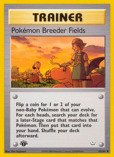 Pokemon Breeder Fields (62/64) [Neo Revelation]