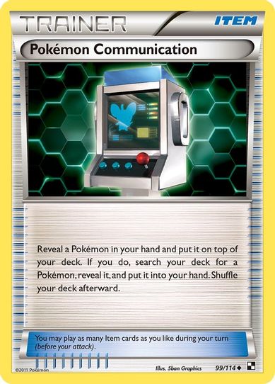 Pokemon Communication (99/114) [Black and White]