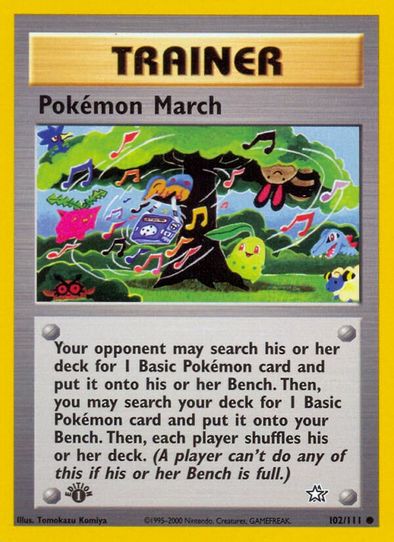 Pokemon March (102/105) [Neo Genesis]