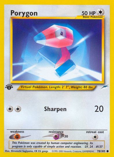 Porygon (78/105) [Neo Destiny]