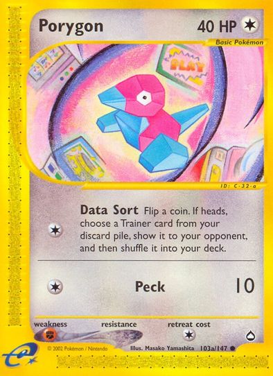 Porygon (103a) [Aquapolis]