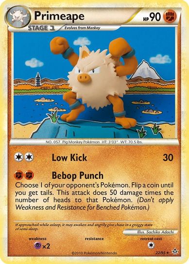 Primeape (22/95) [Heartgold & Soulsilver: Unleashed]