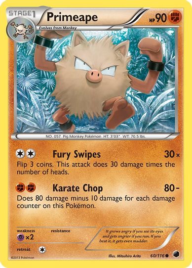 Primeape (60/90) [HeartGold SoulSilver]