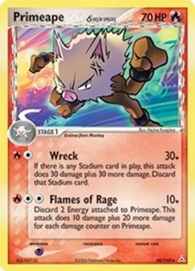 Primeape (Delta Species) (50/111) [EX: Holon Phantoms]